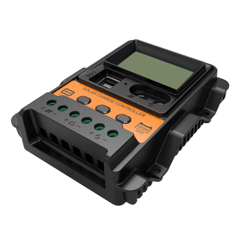 Dual DC Current Display 12V/24V Auto 10A 20A 30A Solar power Charger Solar Controller