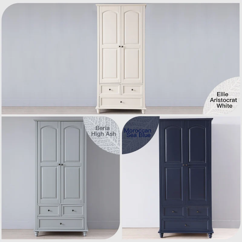 
China Popular and practical cheap half height wooden folding cupboard wardrobe 