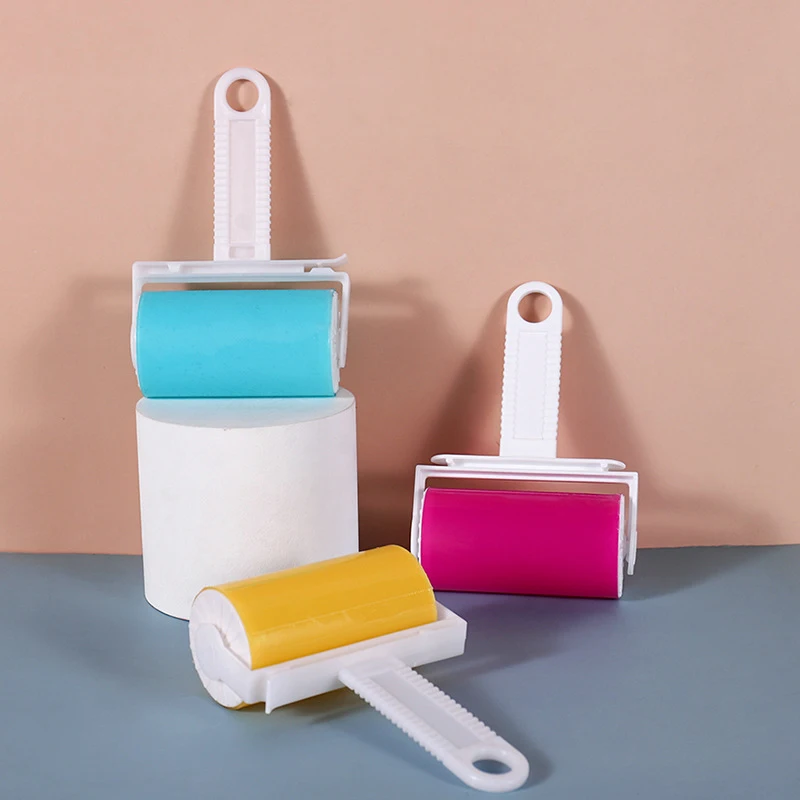 Amazon Fusselrolle Removedor Rodillo Pelo Gato Silicone Washable Reusable Pet Dog Cat Gel Dust Cleaning Hair Remover Lint Roller