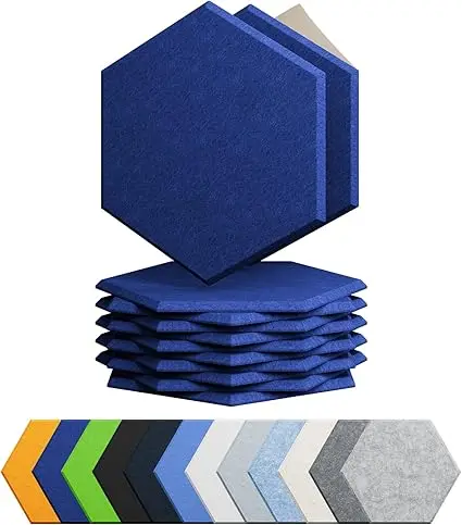 Acoustic Panels Self Adhesive Sound Proof Foam, High Density Sound Acoustic Panel, Hexagon Panels in Home