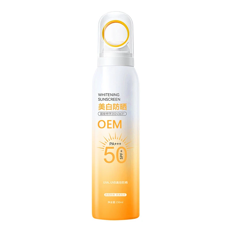 China Facial Sunscreen And Body Sunscreen Mist Spray SPF 50 Face Lotion Whitening Sunscreen