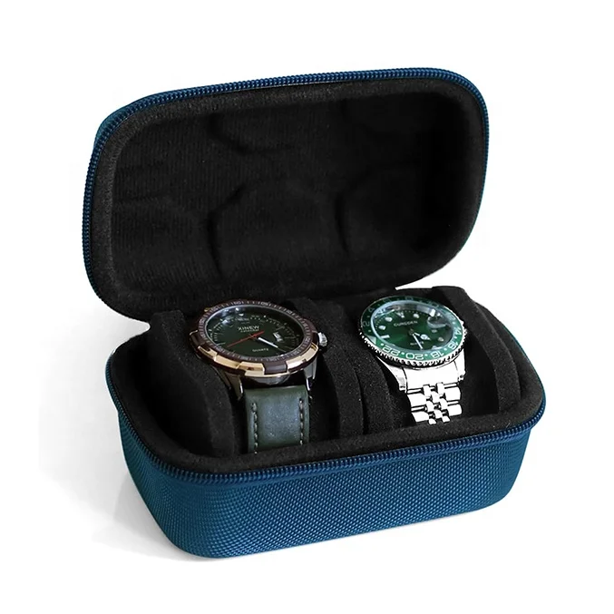 Custom Black Leather 39 mm 40 mm NH 36 Wrist Smart Watch Storage Box Packaging EVA Luxury Travel 36 mm NH 35 Watch Boxes Cases