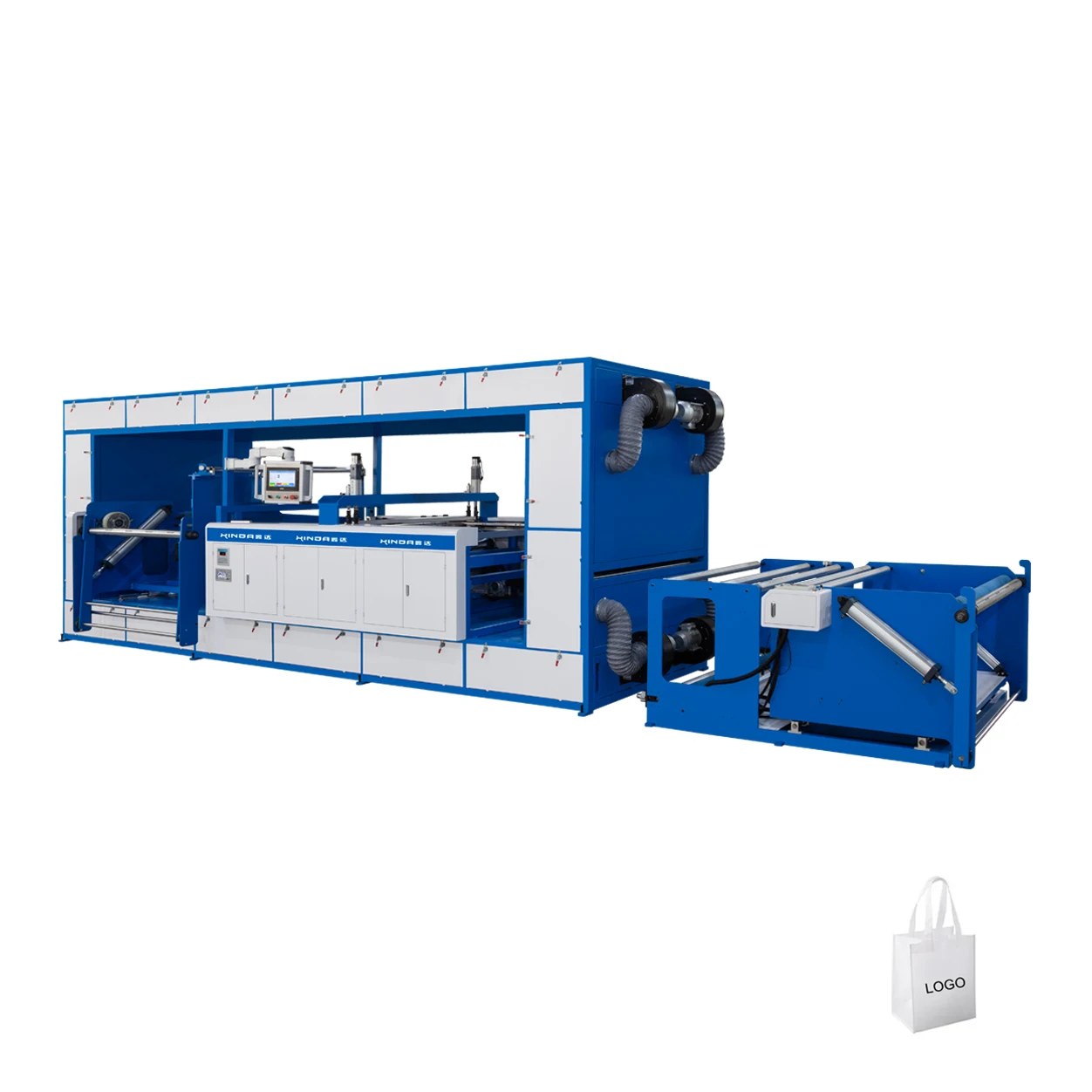 Xinda Guaranteed Quality Color Non Woven Fabric Roll To Roll Wholesale Screen Printing Stretching Machine For Sale