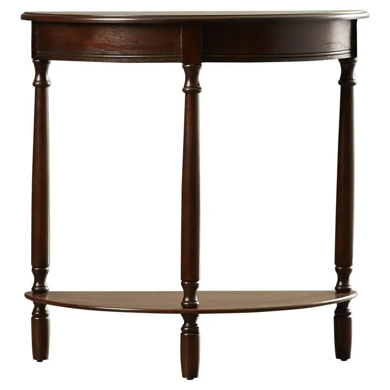 Amazon Лучшие продажи на заказ античный полукруглый консольный стол для прихожей и