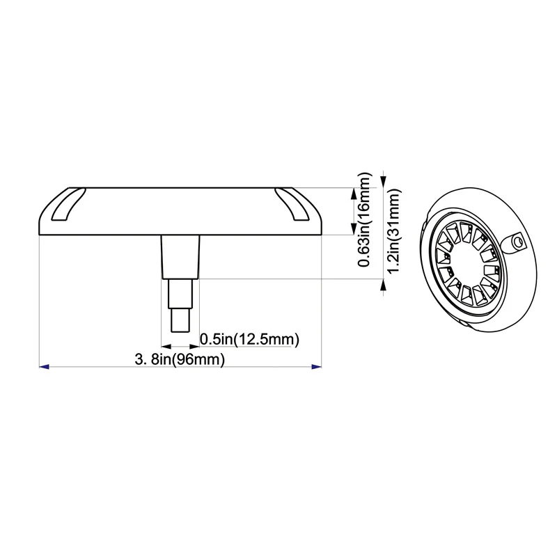 Best Choice WEIKEN 12V Marine Led Under Water Lights for Boat Yacht