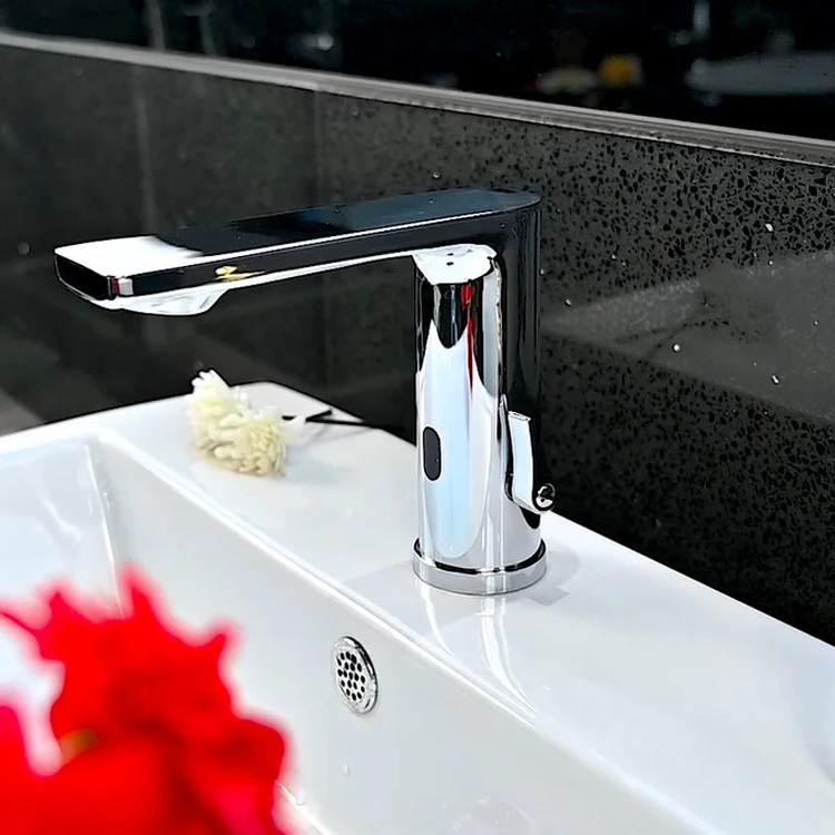 304 Stainless Steel Automatic Infrared Touch Free Hot and Cold Water Sensor Faucet