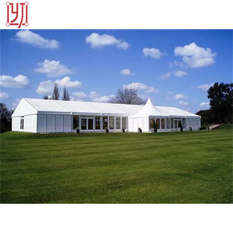 White 850g roof cover luxury outdoor wedding 15x20 40x60 party tents for sale