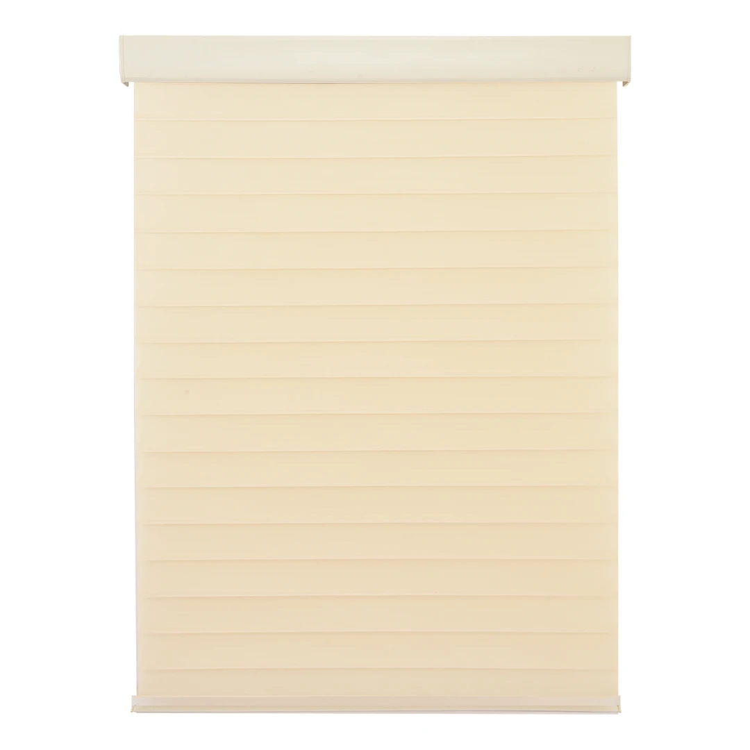 Stardeco 2023 New Arrival Linen Like Fabric Indoor Home Window Zebra Day Night Blinds Fabric Factory Shangri-la Zebra Blinds