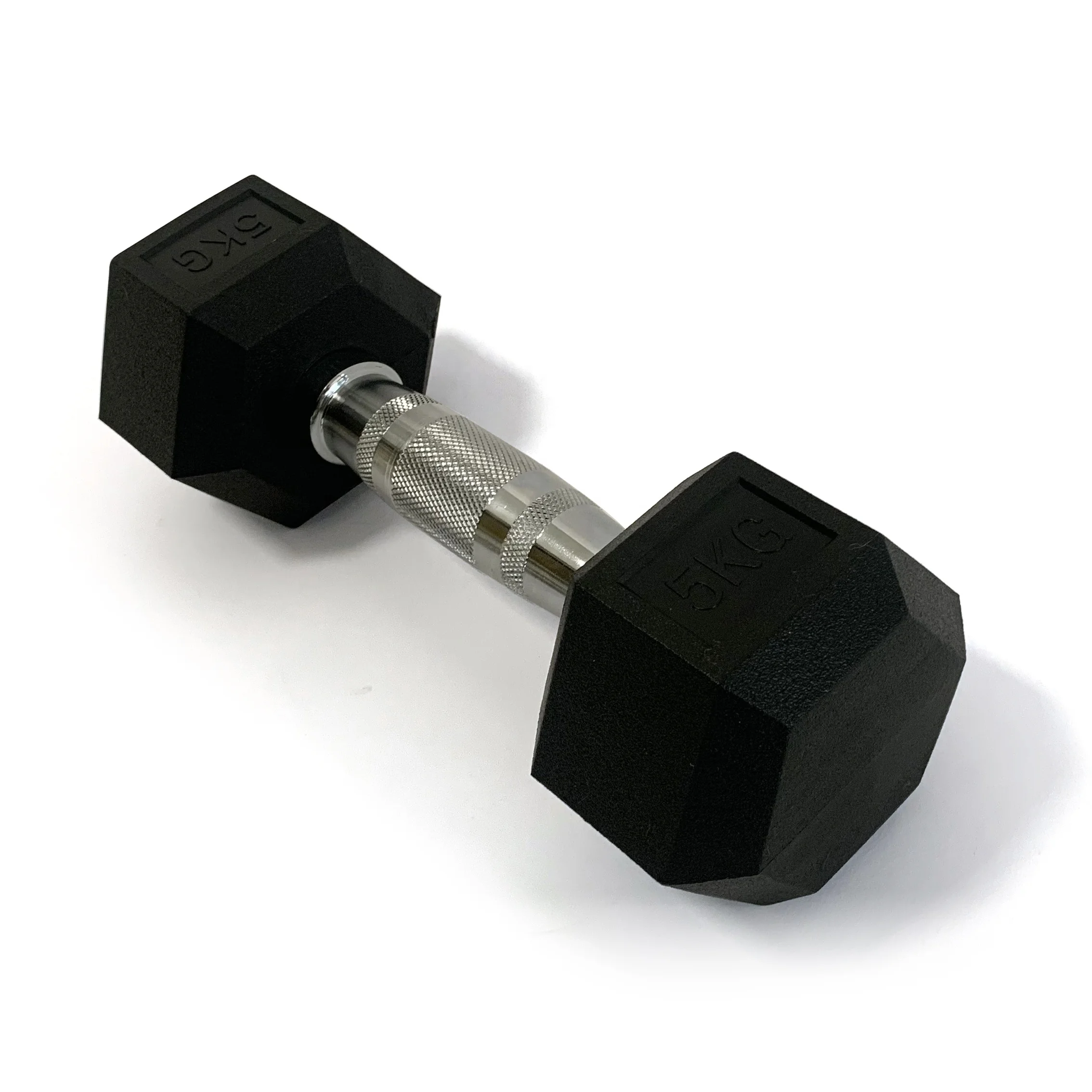 Custom High Quality Wholesale Hex Dumbbell Gym man Fitness black PVC Coated Hex Dumbbell