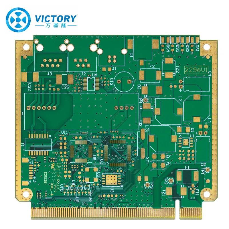 
Immersion gold FR4 Green Circuit Board pcb, ENIG circuit board with One-Stop Service Manufacturer 