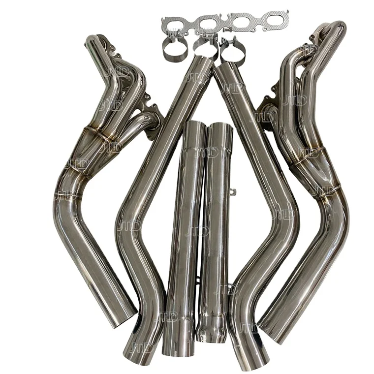 JTLD Stainless Steel exhaust manifold headers for Mercedes-Benz W204 C63 amg m156 header