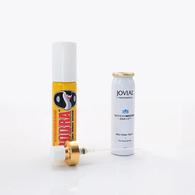 Guangzhou Factory  15ml empty  aerosol can aluminum spray bottle with valves