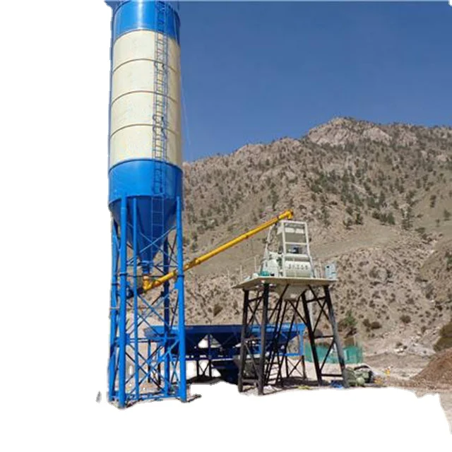 
Small cement production plant HZS25 ready mixed concrete batching plant for sale 