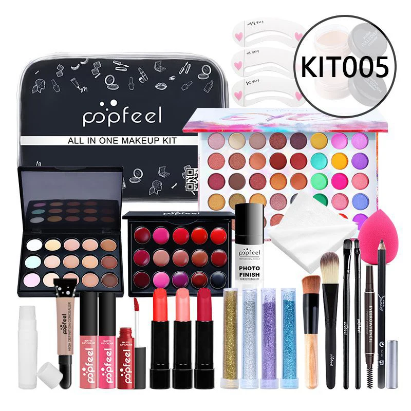 Wholesale POPFEEL full set of cosmetics for women light makeup beginner makeup combination set