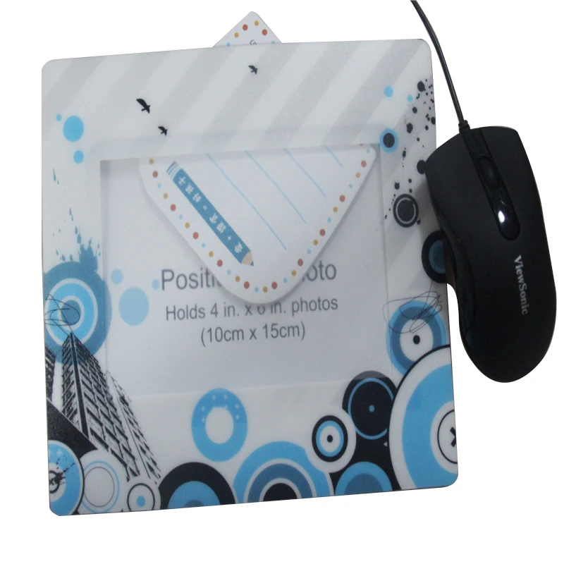 Factory custom creative high quality promotion gifts EVA photo frame mouse pad