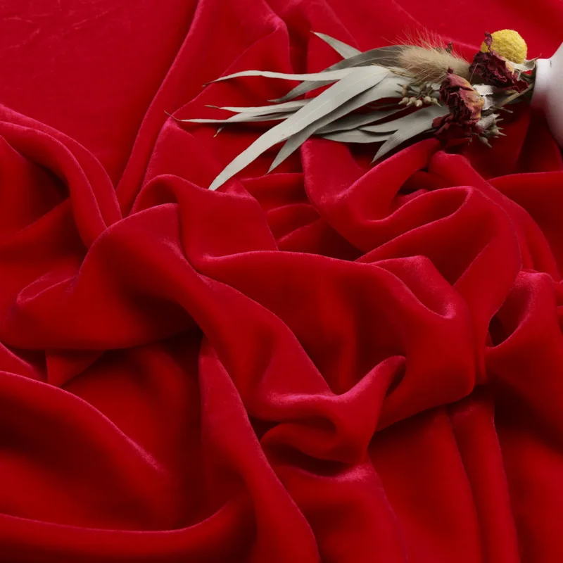 
 2021 шелк, бархатная ткань, роскошный бархат, искусственный шелк, оптовая продажа, однотонный шелк, бархат для Cheongsam, шарф, модная одежда, ткань  