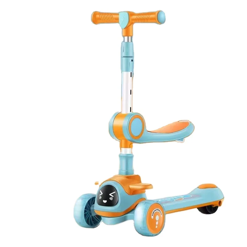 factory outlet scooter pink blue yellow mix black for 2-10 years children many functions also can sit