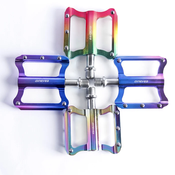GINEYEA high quality durable cycling parts  cheap Aluminum alloy MTB/BMX bicycle pedal mountain bike pedals