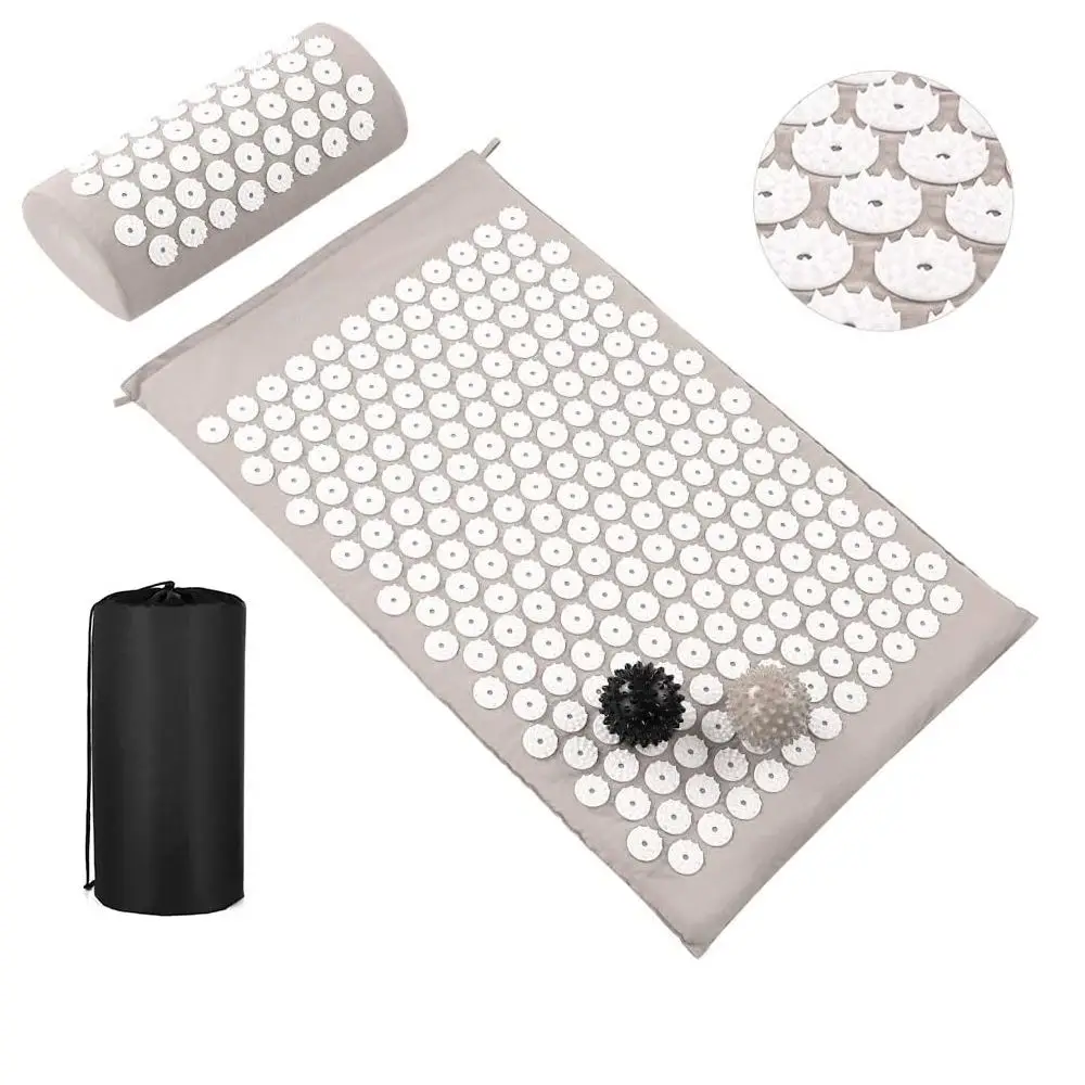 DECELEVEN Wholesale Custom Printed Needle Acupressure Healthy Mat Acupuncture Mat Massage Mat Yoga Pilates