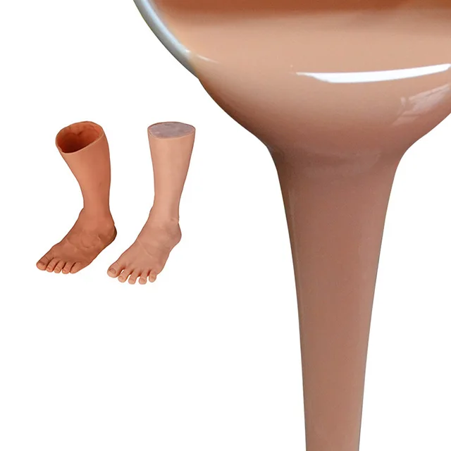 factory price platinum cured  silicone to make the body parts feel realistic