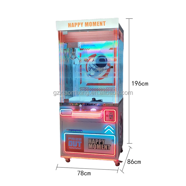 Custom Coin-Operated Arcade Claw Crane Doll Machine Toy Joystick Control Entertaining Catcher Games Vending Machine