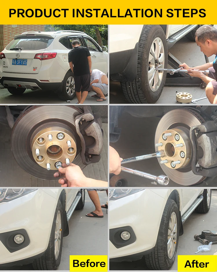 2Pieces 5 lug Aluminum Wheel Flange Spacers 5x108 For Land Rover