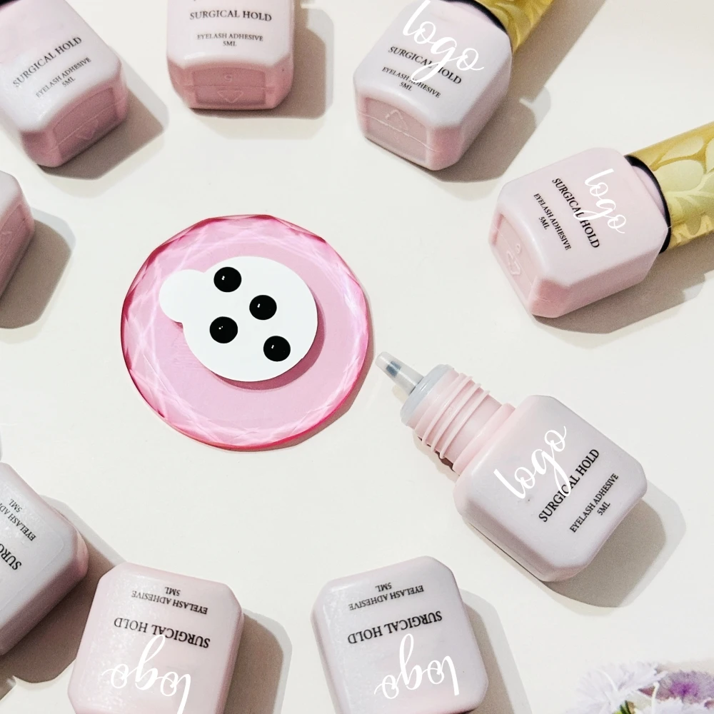 Eyelash glue clear waterproof korea 0.5S lash extension glue private label lash adhesive strong eyelashes glue black