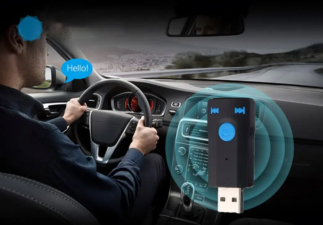 Hot Selling Aux Receiver Bluetooths Car Kit Usb