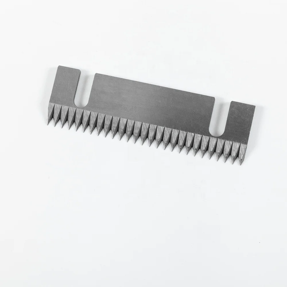 Custom Packaging Sealing Flat Serrated Knives Straight Toothed Tape Gun Cutting Industrial Blades