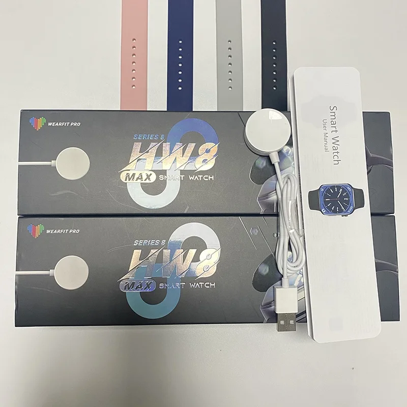 2022 The Latest Smart Watch HW8 Max Series 8 1.99 Inch Screen NFC Sport Fitness reloj inteligente  Watch 8 HW8MAX