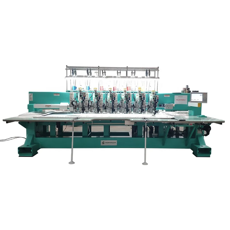 (PB Series) Domestic 1200rpm new mixed beads tube two heads one sequin computerized embroidery machine