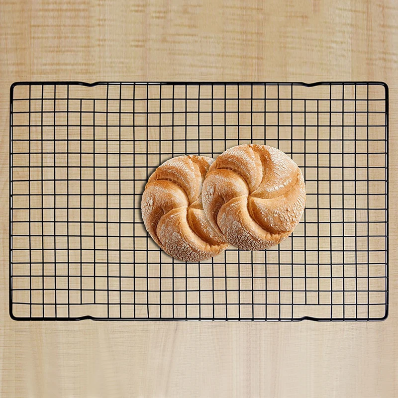 Kitchen Baking Tools Pizza Bread Barbecue Cookie Biscuit Holder Shelf Steel Wire Grid Cooling Tray Cake Food Cooling Rack