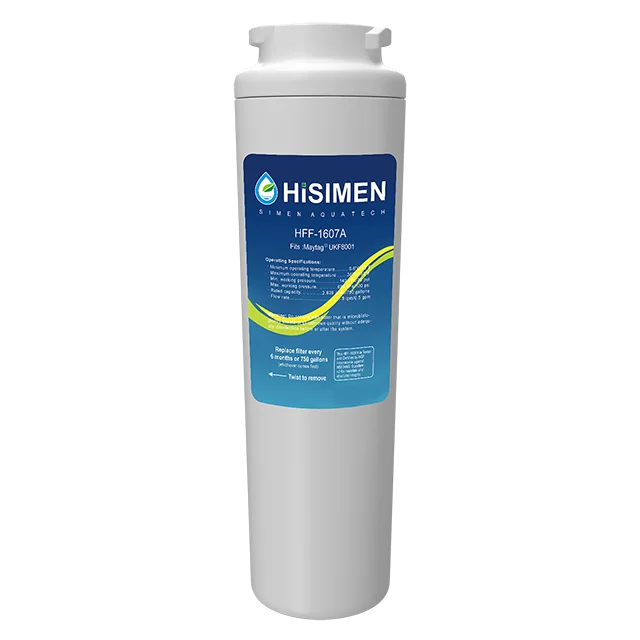 UKF8001 0.5 Micron Easy Install Household Replacement Refrigerator Water Filter