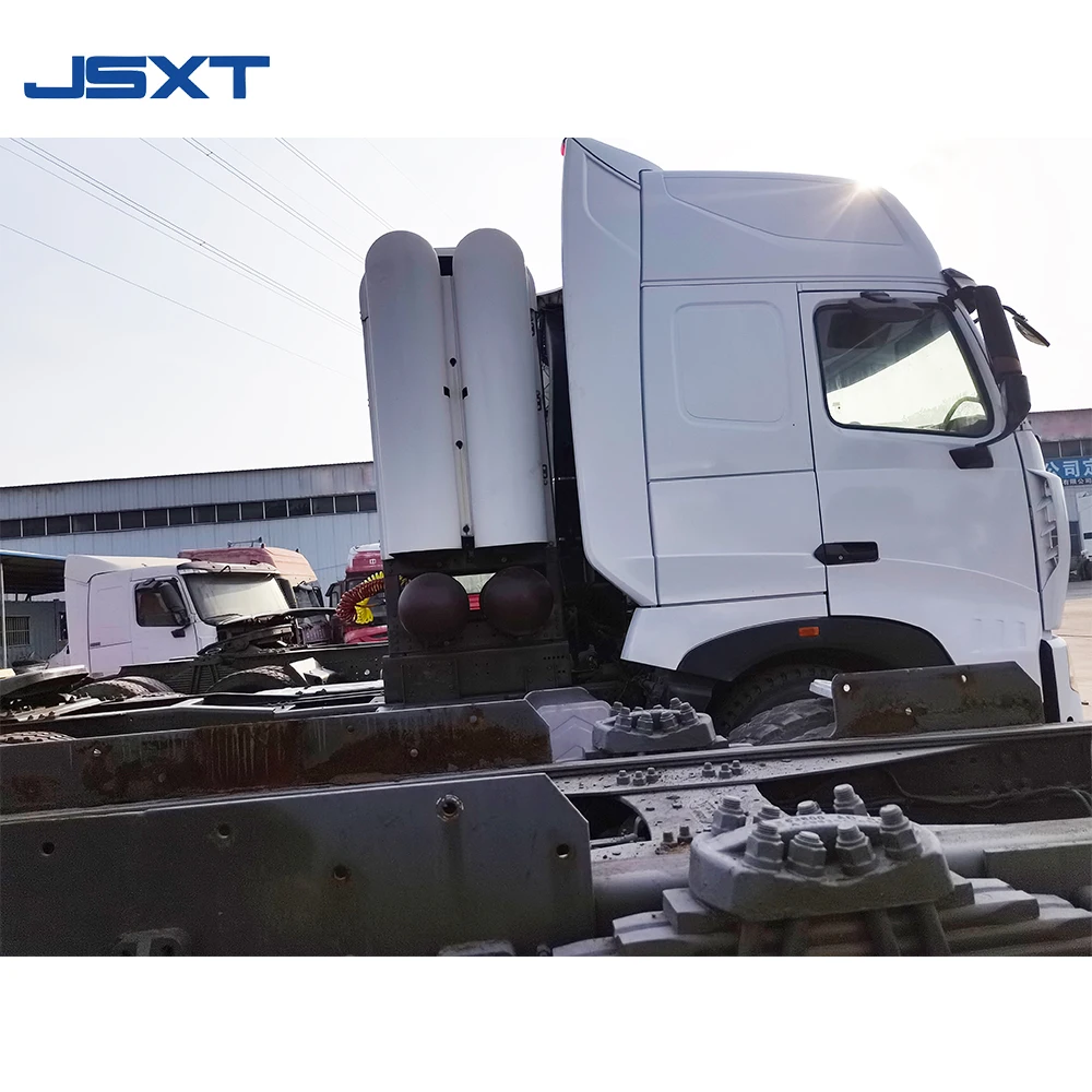 Used howo a7 tractor truck cng 6x4 tractor trailer truck 380hp tractor truck