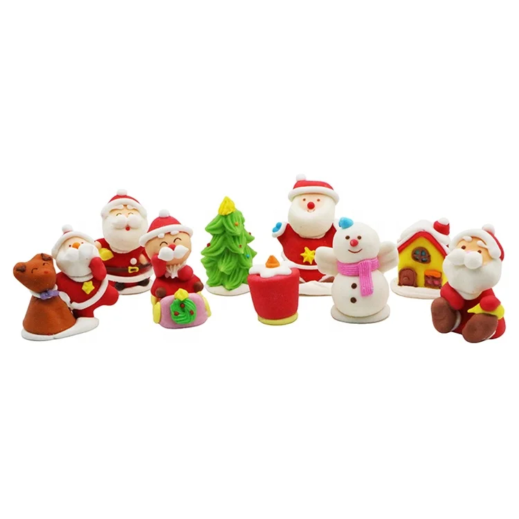 Hot Sell Edible Icing Sugar Dolls Christmas Cake Theme Decorations
