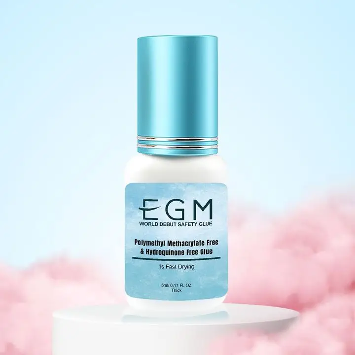 2023 Wholesale Newest Private Label 6-7 Weeks Lasting Fast Dry PMMA Free Adhesive Eyelash Extension Glue
