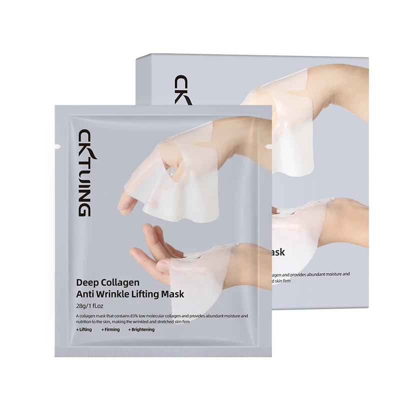 Wholesale Deep Collagen Facial Mask Sheet Anti-Wrinkle Overnight Lifting Bio Collagen Face Mask