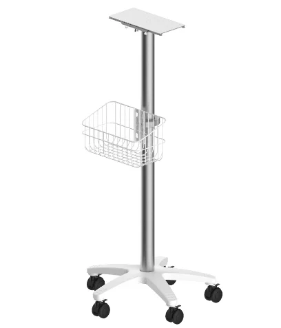 Hot sale aluminium emergency care medical cart portable patient monitor trolley for hospital