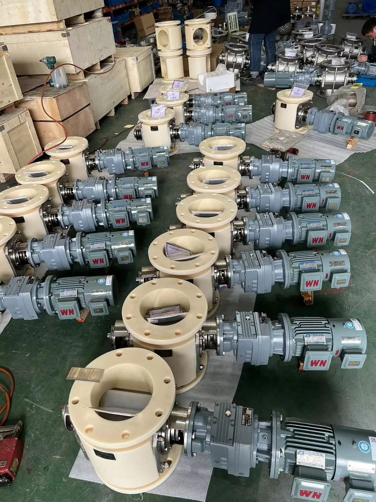 Star unloader DN200 type feeder normal temperature nylon stainless steel off fan ash unloading valve
