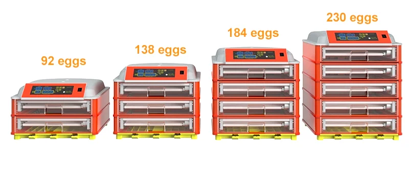 HHD 138 Egg Incubator Chicken Fully Automatic Incubator For Hatching Eggs