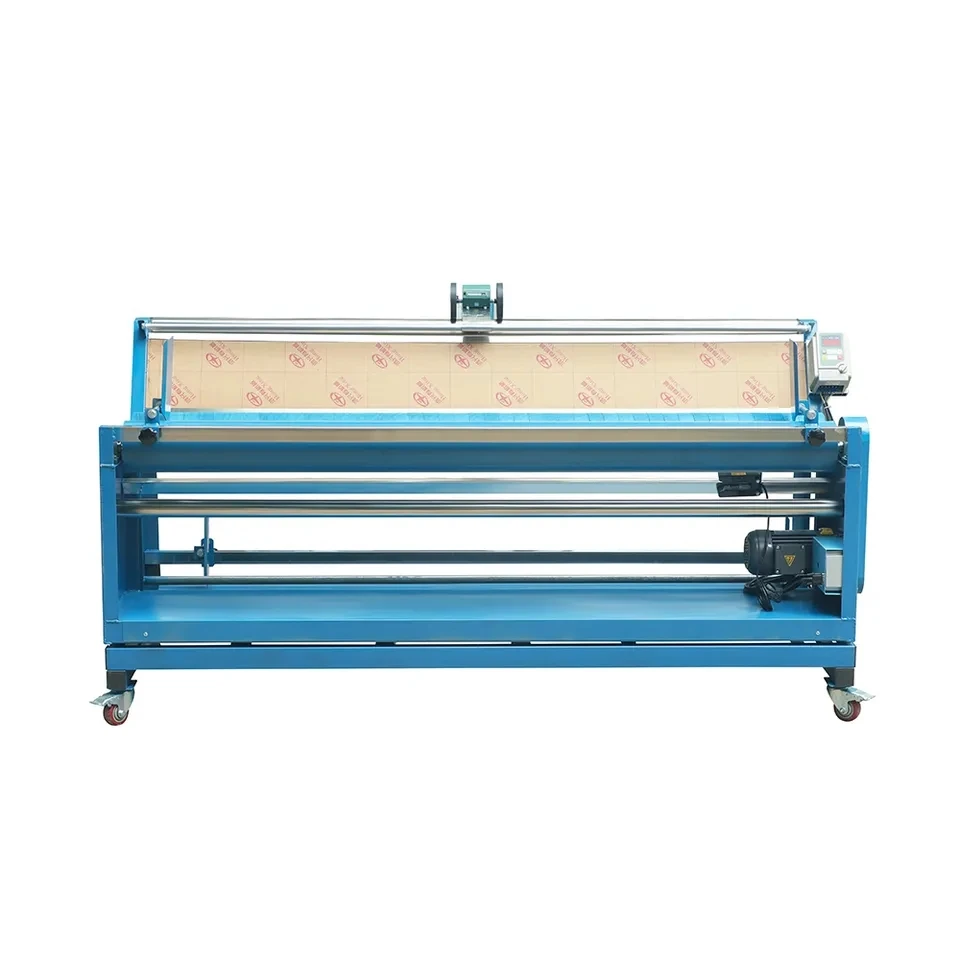 Electronic Eye Automatic Edging Rewinding Machine With Cutter For Leather For Clothing Manufacturer