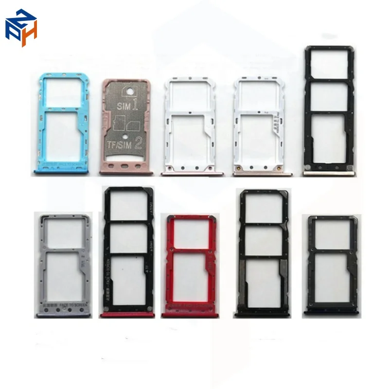 Mobile Phone Accessories Sim Card Tray For Xiaomi Redmi Mi Note 2 3 4 5 6 7 8 9 Pro Lite Sim Holder Slot Plate