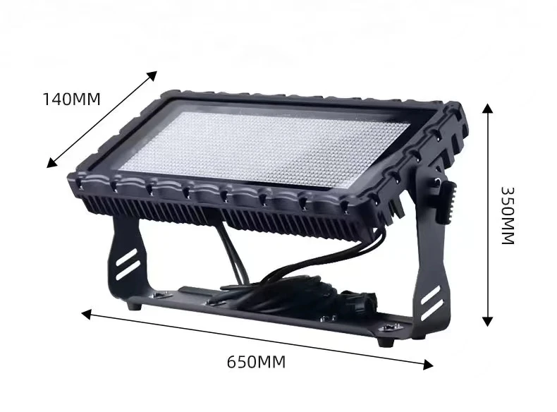Nightclub Performance 80 LEDs IP65 295W Beam 1000W Equivalent Warm White DMX Controlled DMX512 Fixed Head LED RGBW Stage Light
