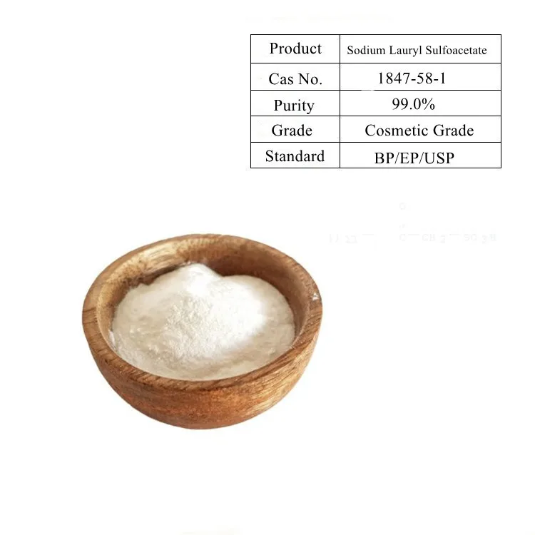 
GMP Factory Price Sodium Lauryl Sulfoacetate in Cosmetic Raw Materials SLSA 1847-58-1 SLSA Powder Fast Shippping 