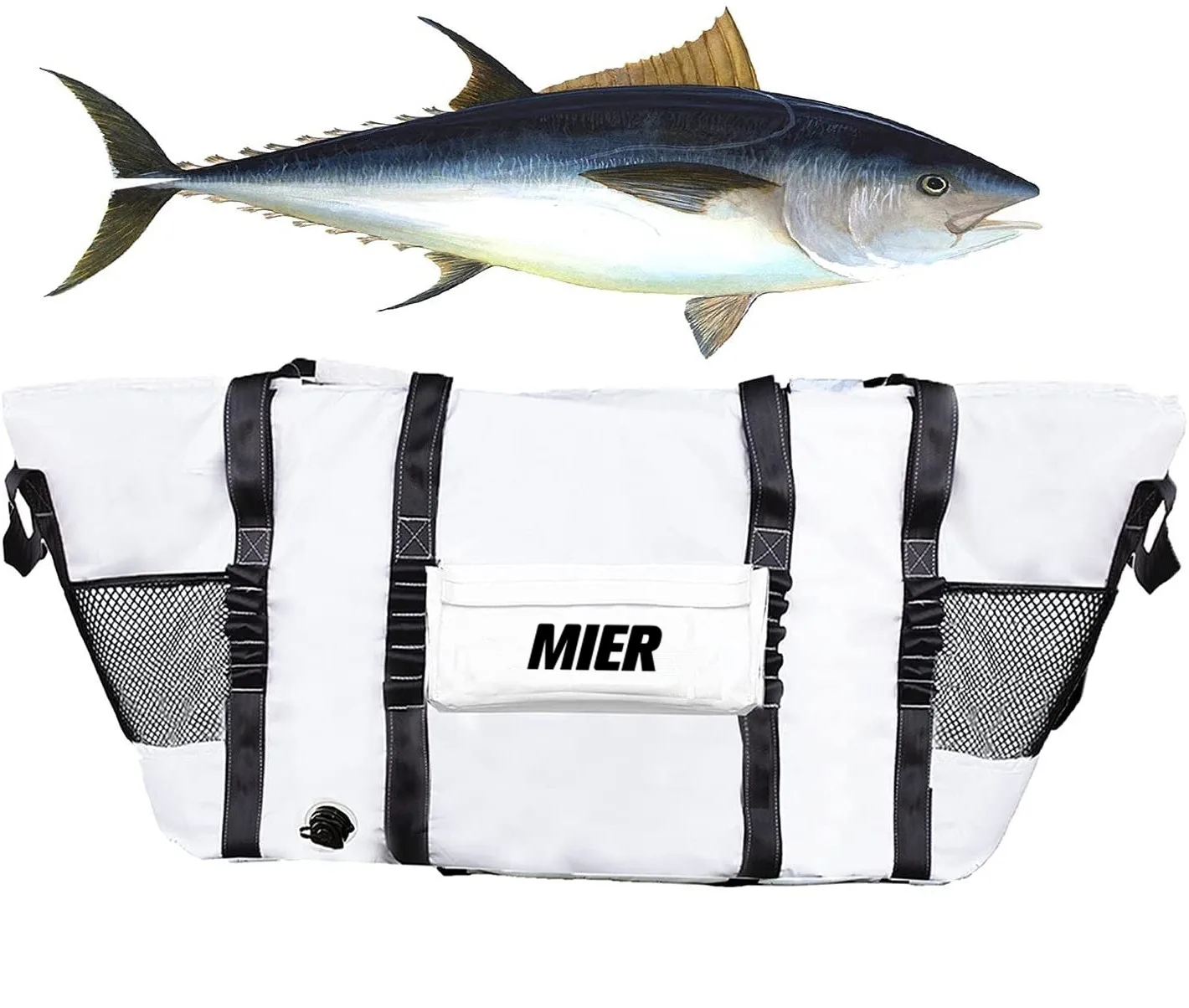 Fathom Fish Kill Bag - Leakproof Insulated Cooler for Wahoo,Tuna, Marlin, Swordfish & More - Sportfishing & Deep Sea Fishing Ca