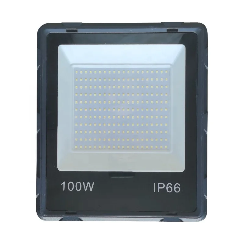 Outdoor White Black IP Rating IP65 IP66 Waterproof slim flood light 100Watt led floodlights