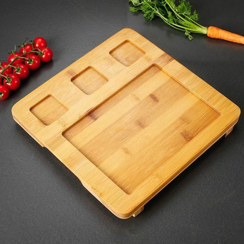 Lava Hot Steak Stone Plate Tabletop Grill Lava Rock Indoor BBQ Hibachi Grilling Stone w Ceramic Side Dishes and Bamboo Platter