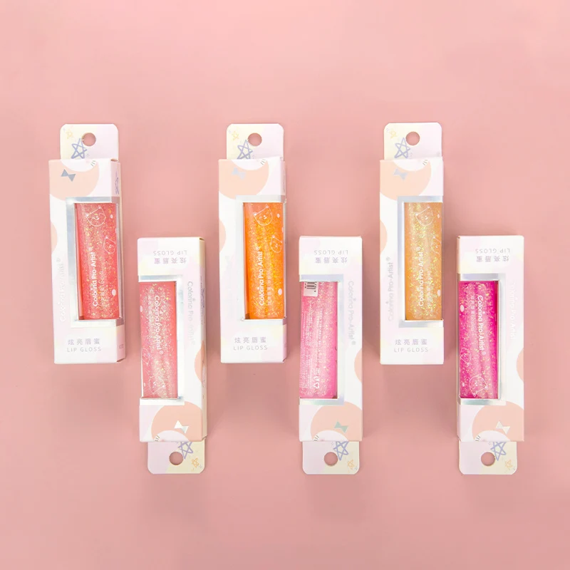 14ml cosmetics makeup lip gloss fruity smell customized low prices high pigment shimmer lip gloss