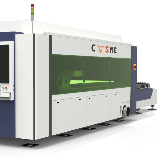 Станок с ЧПУ, двойной Рабочий стол, волоконно-оптический лазер открытого типа, станок для резки листового металла CJLMD 1500W 3015