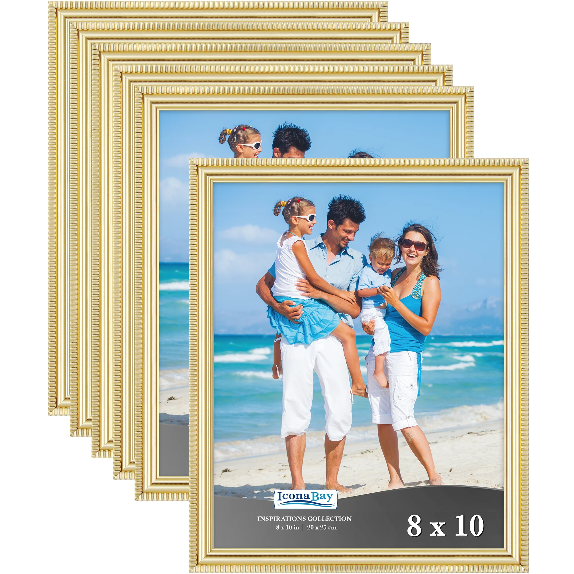 High Quality Custom Detachable Picture Frame Home Decor Hanging PS 4x6 5x7 8x10 Gold Photo Frame